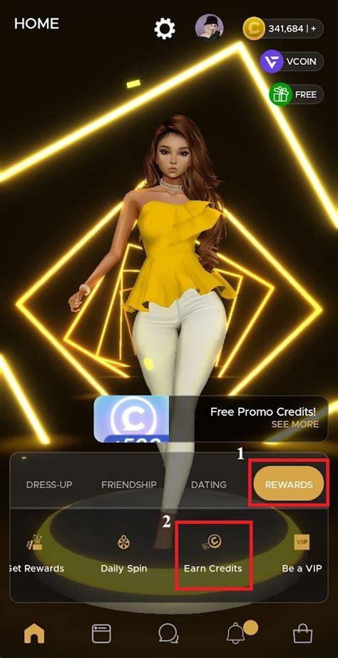 earn credits imvu|IMVU .